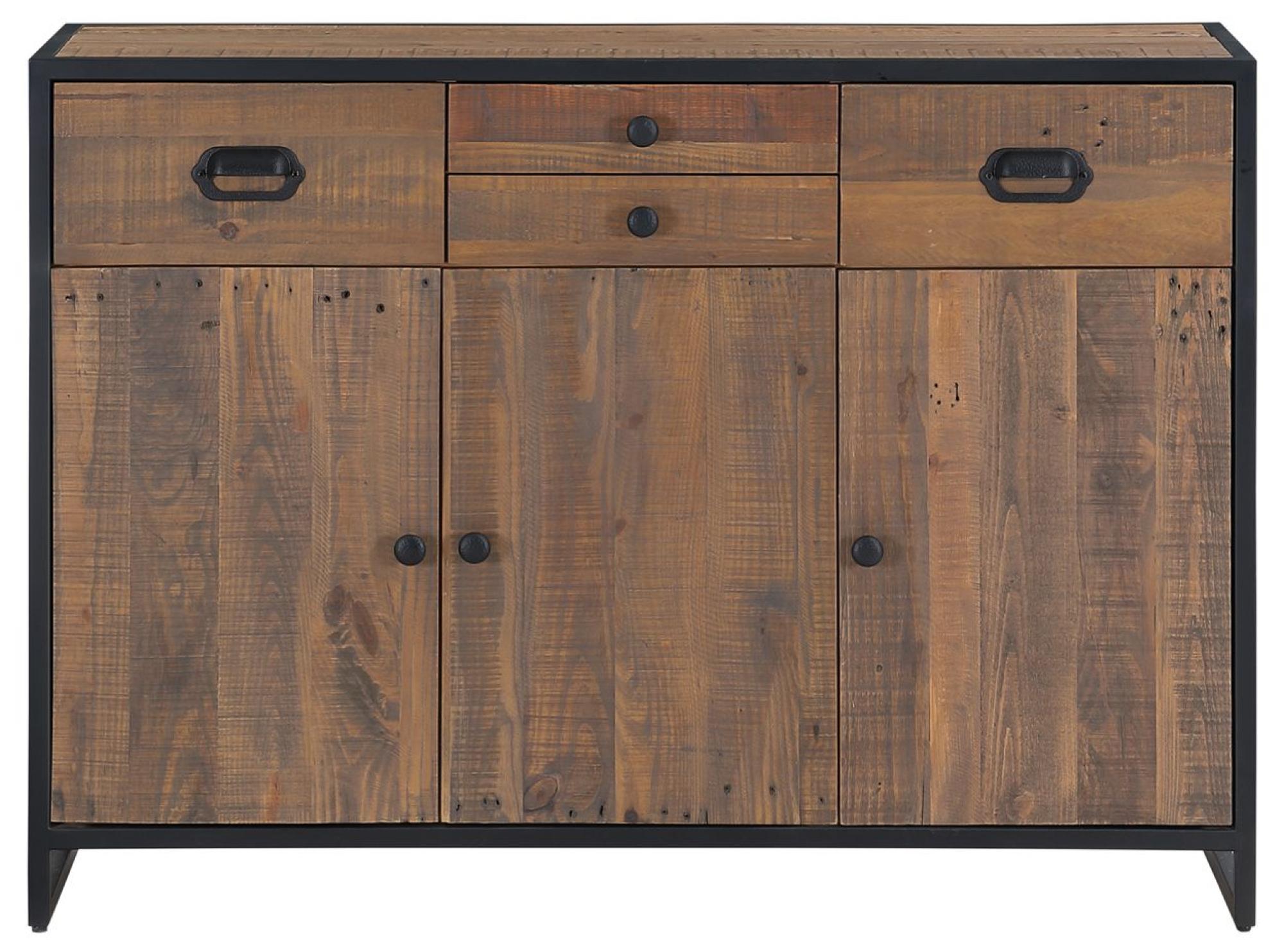 Ooki Reclaimed Wood Small Sideboard - 3 Doors