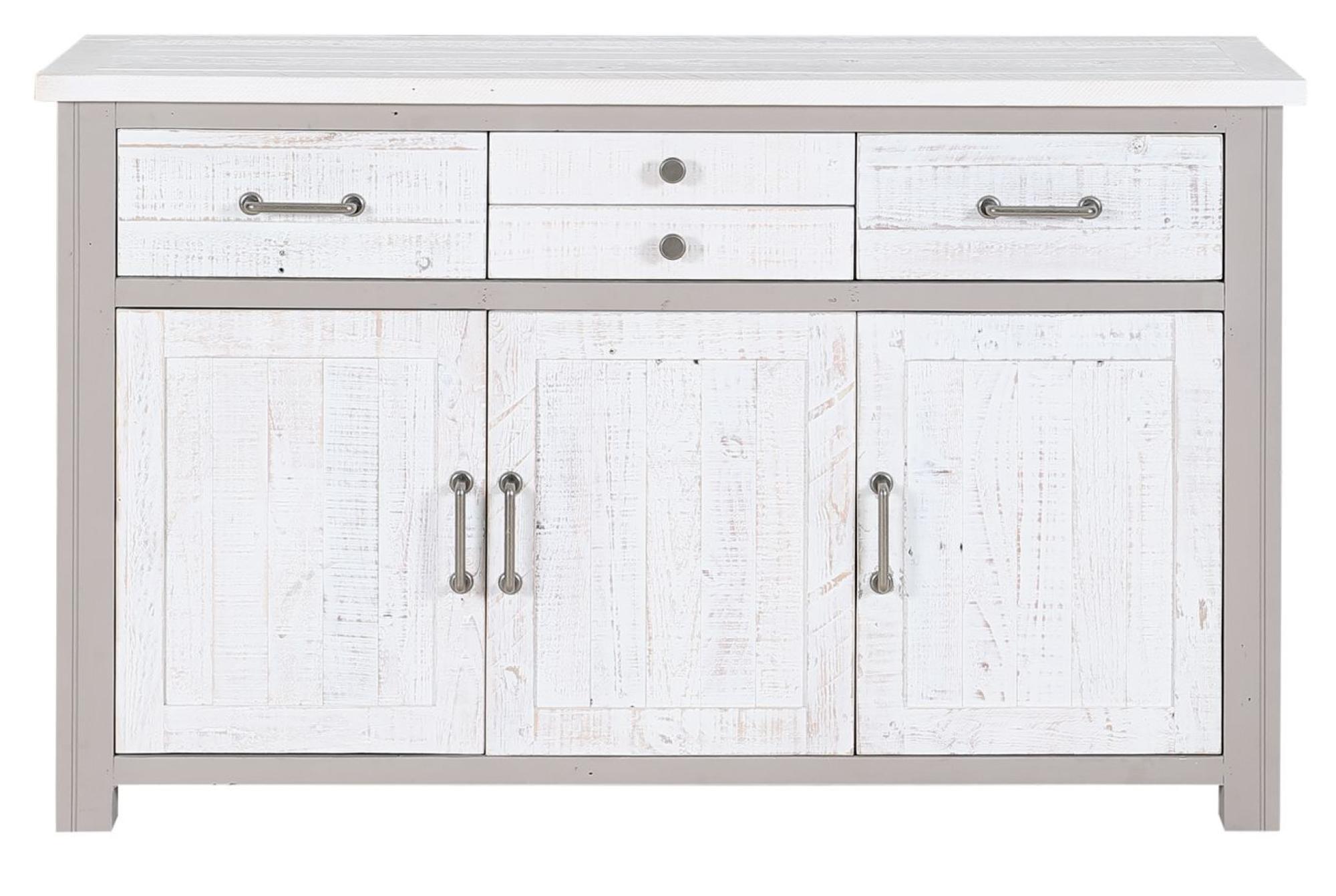 Greystone Reclaimed Wood Medium Sideboard - 3 Doors