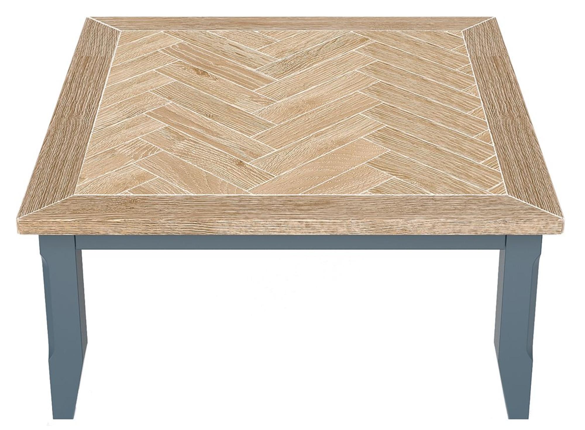Signature Blue 50cm Square Coffee Table