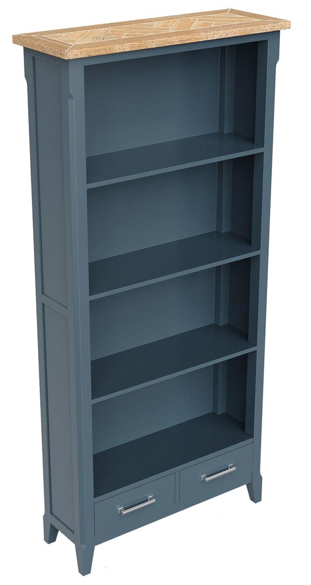 Signature Blue Tall Bookcase
