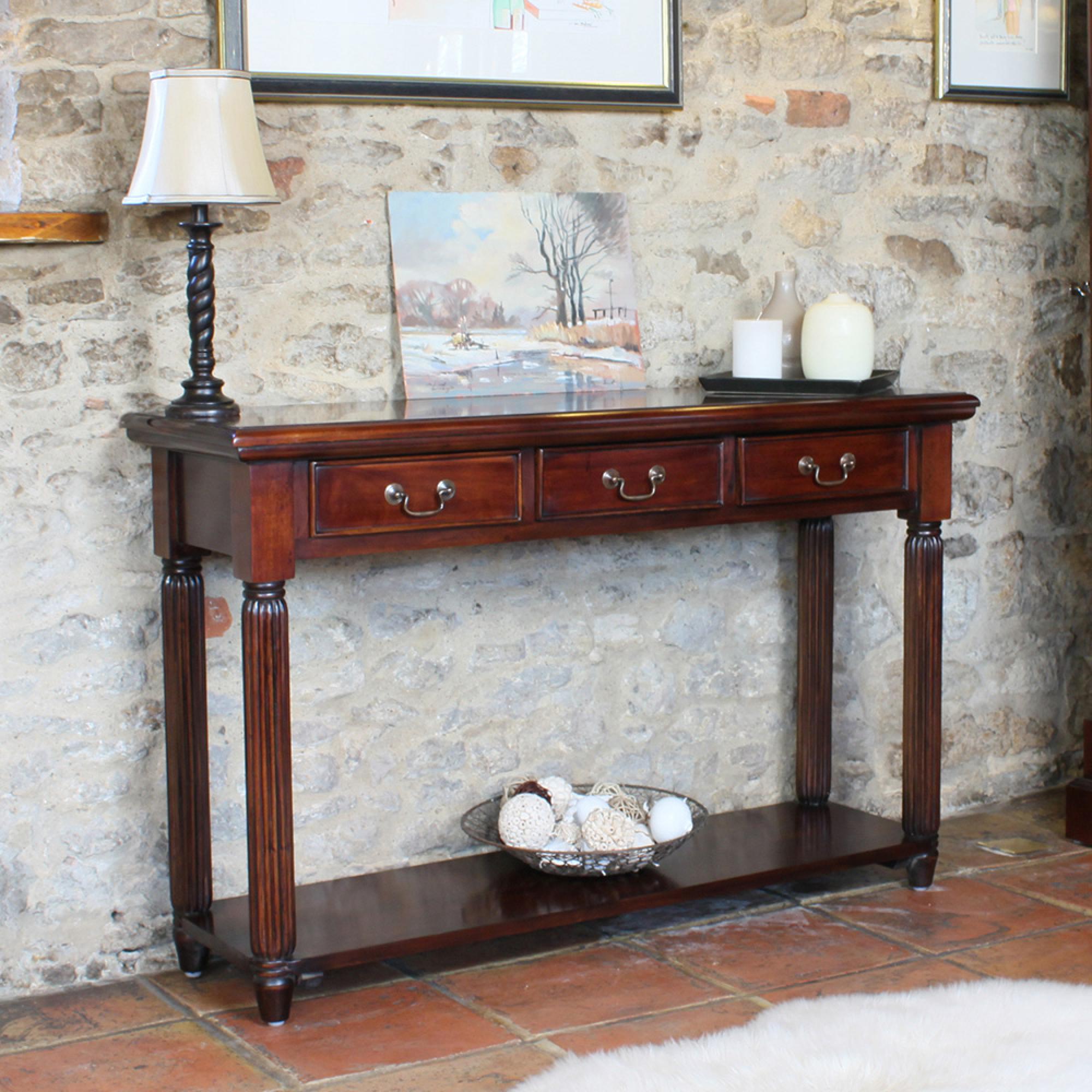 Luton Mahogany Console Table