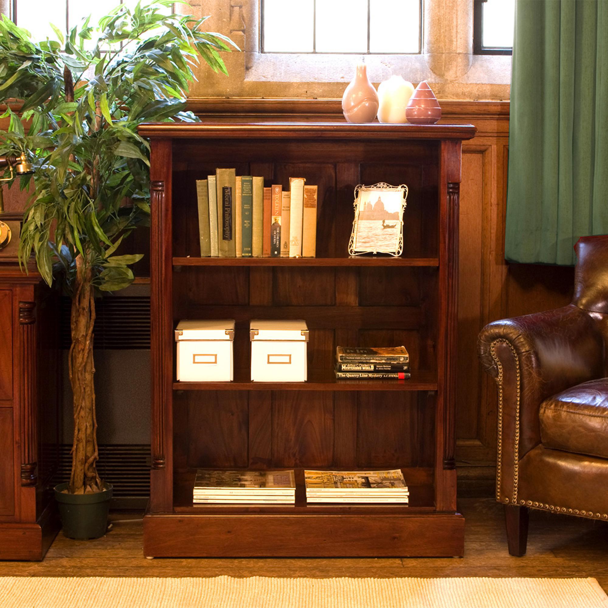 Luton Mahogany Low Bookcase