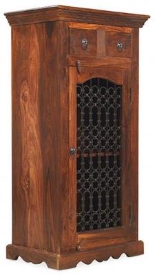 Product photograph of Indian Sheesham Solid Wood Entertainment Hi-fi Cabinet from Choice Furniture Superstore
