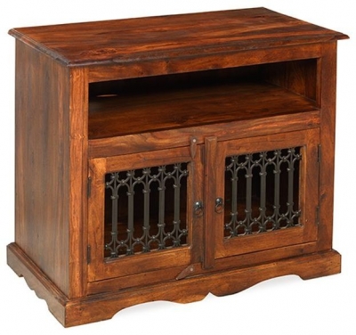 Product photograph of Indian Sheesham 85cm Tv Cabinet from Choice Furniture Superstore
