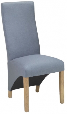 Product photograph of Set Of 2 Ariton Slate Fabric Dining Chair from Choice Furniture Superstore