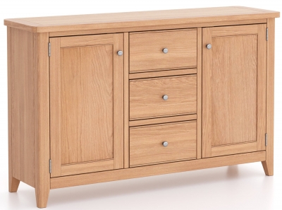 Product photograph of Arden Large Sideboard 115cm With 2 Doors And 3 Drawers from Choice Furniture Superstore