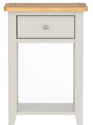 Product photograph of Arden Grey Painted 1 Drawer Telephone Table from Choice Furniture Superstore