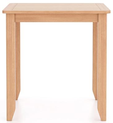 Product photograph of Arden Oak 2 Seater Square Dining Table from Choice Furniture Superstore