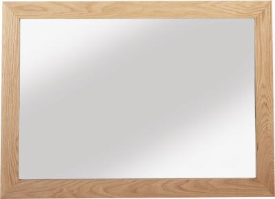 Moran Solid Oak Large Wall Mirror 103cm X 75cm