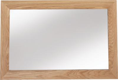 Moran Solid Oak Small Wall Mirror 90cm X 60cm