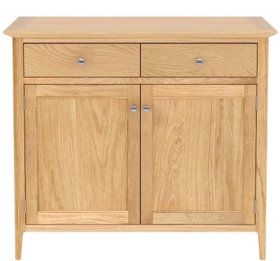 Product photograph of Salvo Oak 2 Door 2 Drawer Standard Sideboard from Choice Furniture Superstore