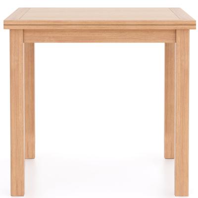 Product photograph of Arden Oak Square Flip Top 2-6 Seater Extending Dining Table from Choice Furniture Superstore