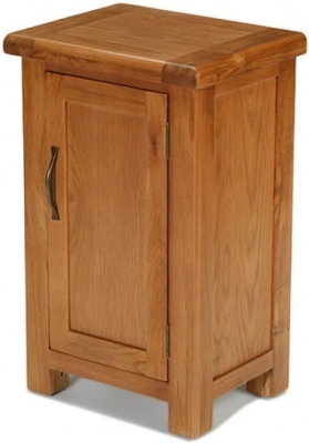 Product photograph of Arles Oak Petite Cupboard - 1 Door from Choice Furniture Superstore