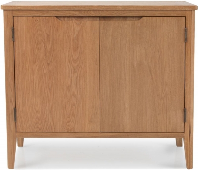 Product photograph of Asby Scandinavian Style Oak Small Sideboard 90cm W With 2 Doors from Choice Furniture Superstore