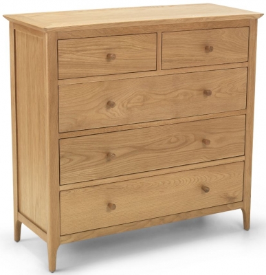 Product photograph of Cornett Oak 3 2 Drawer Chest from Choice Furniture Superstore