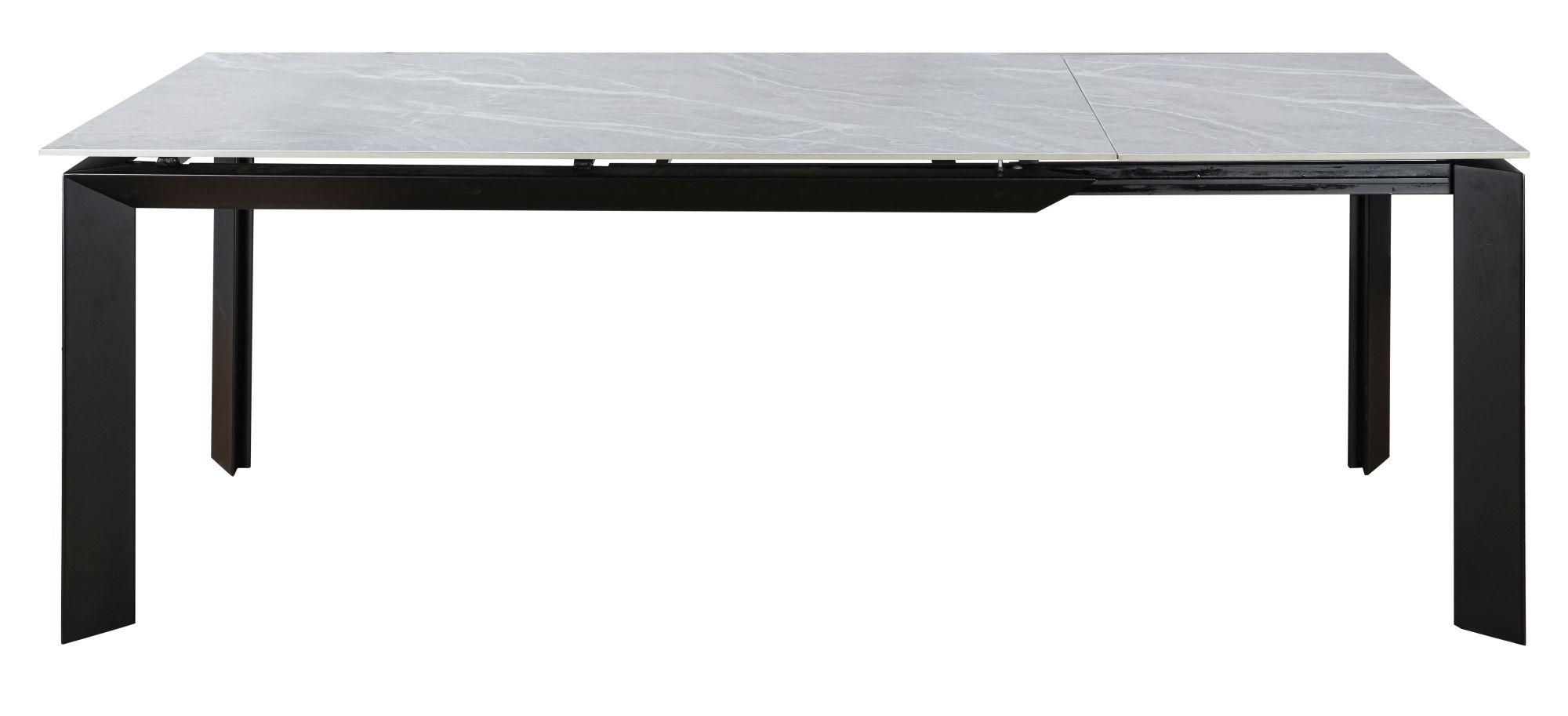 Armando Argento Grey Ceramic 6-8 Seater Extending Dining Table