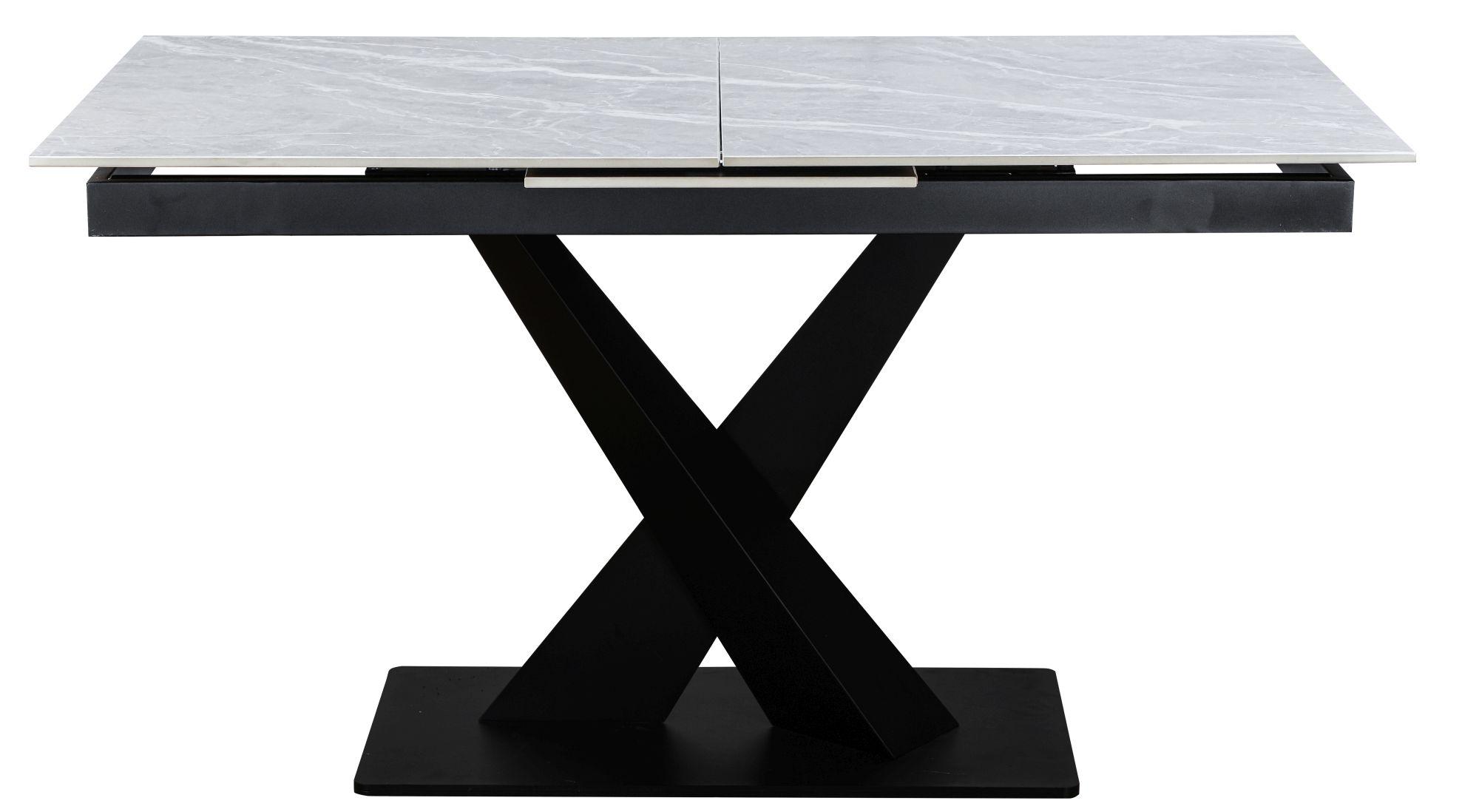 Renato Argento Grey Ceramic 4-6 Seater Extending Dining Table