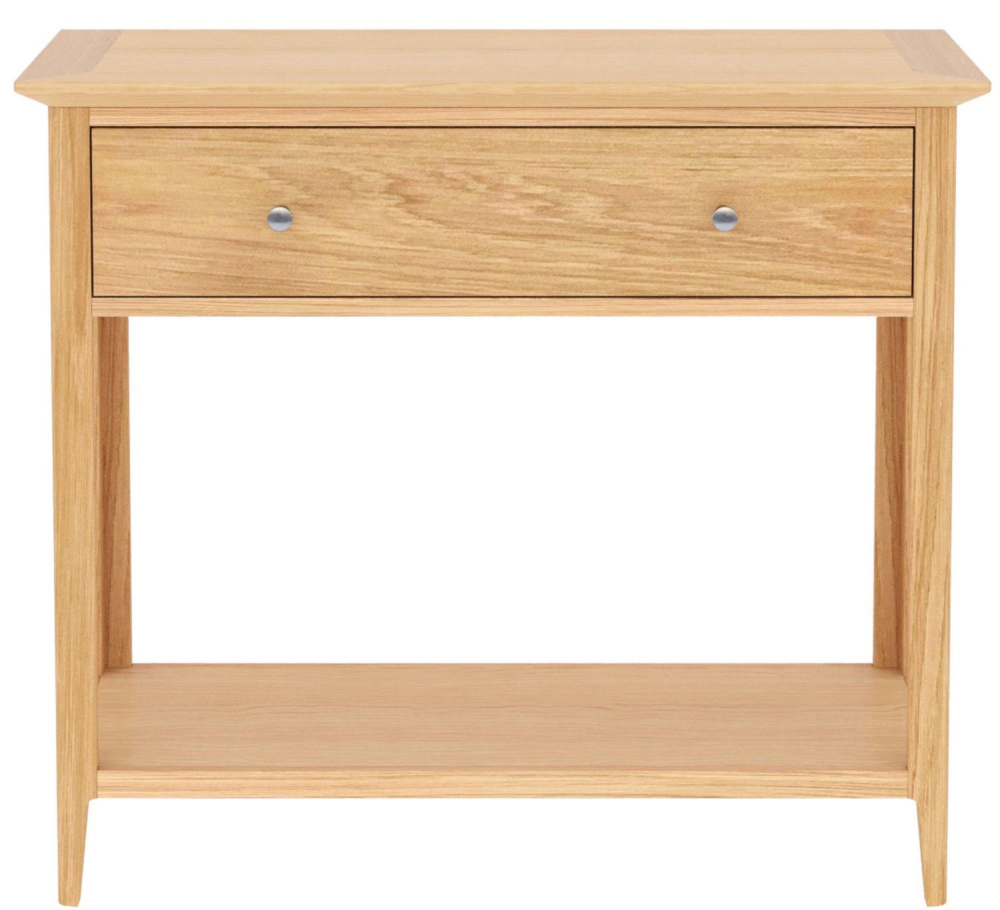 Saxby Oak 1 Drawer Console Table