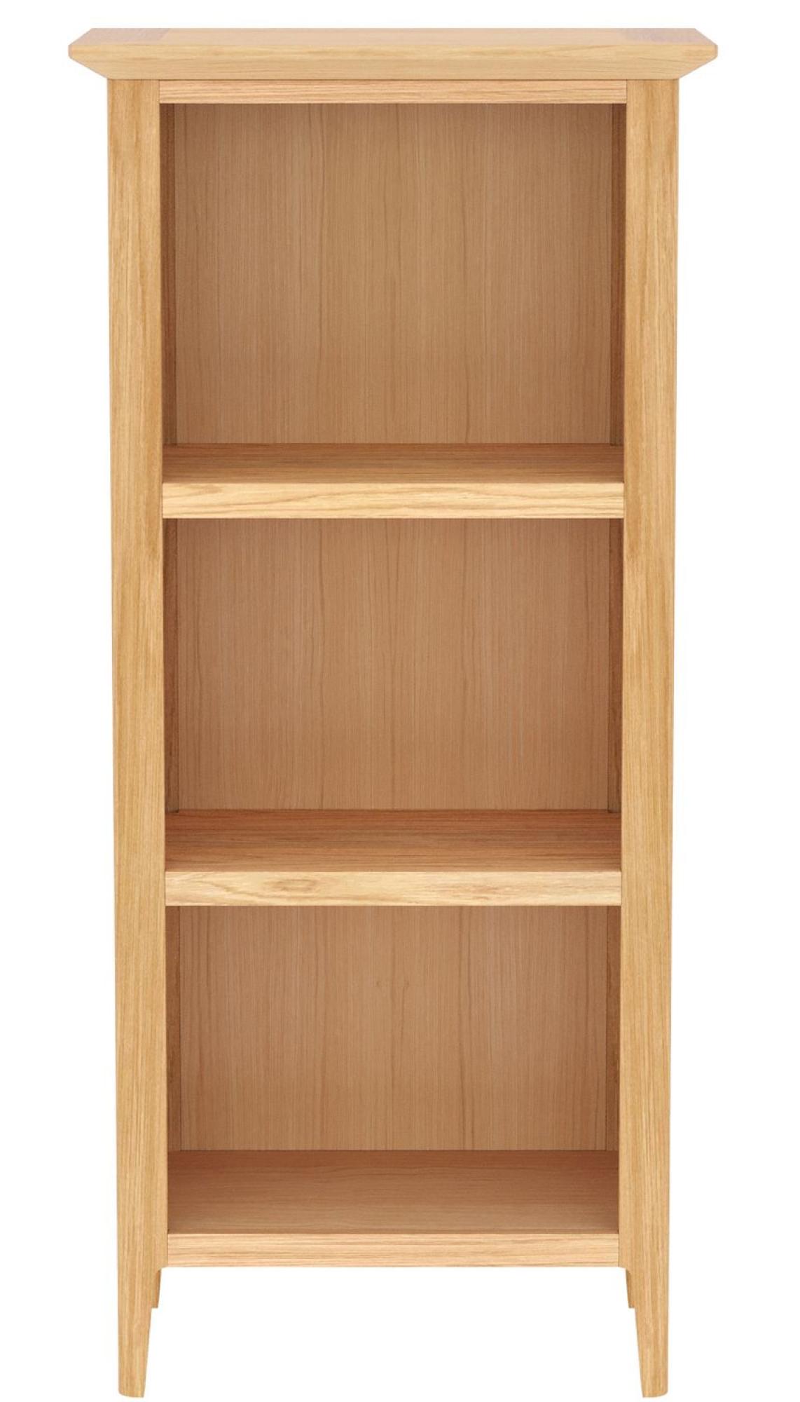 Saxby Oak Narrow CD Bookcase