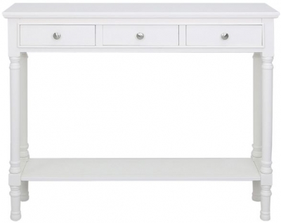 Product photograph of Delta 3 Drawer Console Table from Choice Furniture Superstore