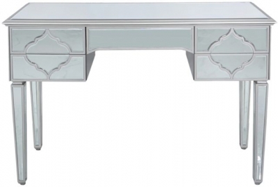 Marrakech Silver Mirrored Dressing Table