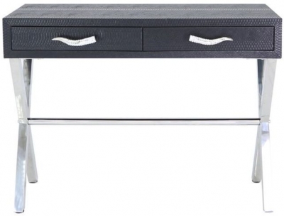 Product photograph of Faux 2 Drawer Console Table from Choice Furniture Superstore