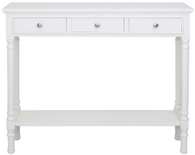 Product photograph of Delta 3 Drawer Large Console Table from Choice Furniture Superstore