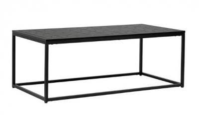 Product photograph of Solenn Matte Black Coffee Table from Choice Furniture Superstore