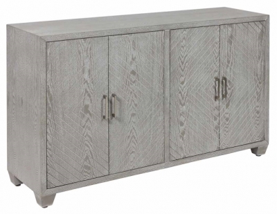 Product photograph of Venus Grey Washed 4 Door Sideboard from Choice Furniture Superstore