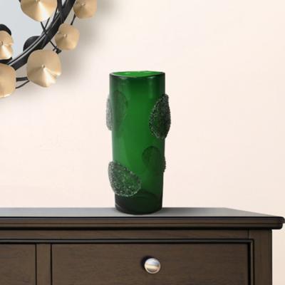 Vase - Handmade - Green Forest Glass - Small