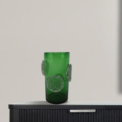 Vase - Handmade - Green Forest Glass - Large