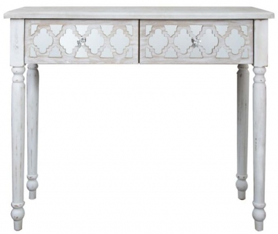 Product photograph of Hampton Beach Mirrored Console Table from Choice Furniture Superstore