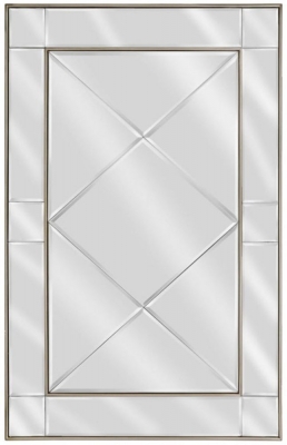 Product photograph of Beaumont Gold Wall Mirror - 130cm X 90cm from Choice Furniture Superstore