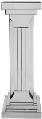 Product photograph of Astoria Mirrored Large Pillar from Choice Furniture Superstore