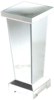 Product photograph of Classic Mirrored Small Pedestal from Choice Furniture Superstore