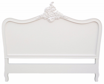 Product photograph of French Style Cream 5ft King Size Headboard from Choice Furniture Superstore