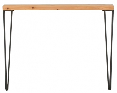 Product photograph of Rustic Console Table With Hairpin Legs from Choice Furniture Superstore