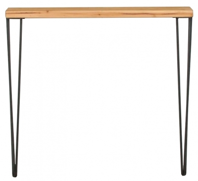 Product photograph of Rustic Large Console Table With Hairpin Legs from Choice Furniture Superstore