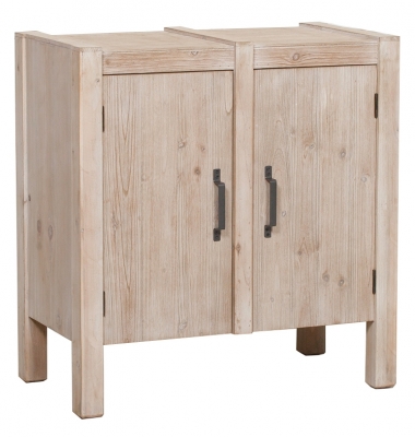 Product photograph of Rustic 2 Door Cupboard from Choice Furniture Superstore