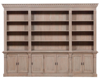 Product photograph of Wooden Triple Display Cabinet from Choice Furniture Superstore