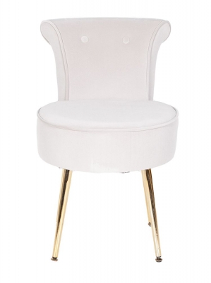 Image of Velvet Bedroom Chair