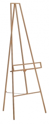 Product photograph of Contemporary Style Gold Metal Easel from Choice Furniture Superstore
