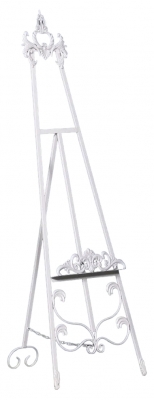 Product photograph of French Style White Metal Easel from Choice Furniture Superstore