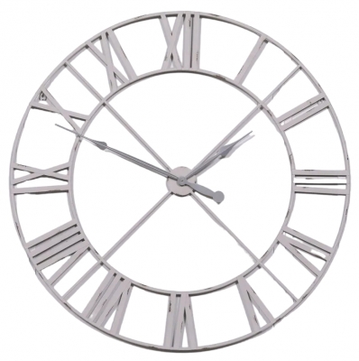Product photograph of Vintage Metal Wall Clock - 110cm X 110cm from Choice Furniture Superstore