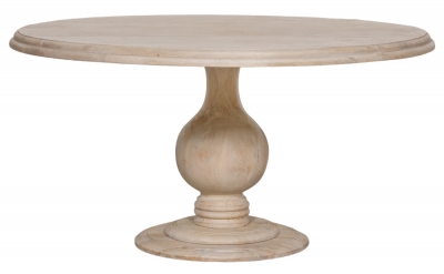 Product photograph of Linda Wooden 6 Seater Round Dining Table - 152cm from Choice Furniture Superstore