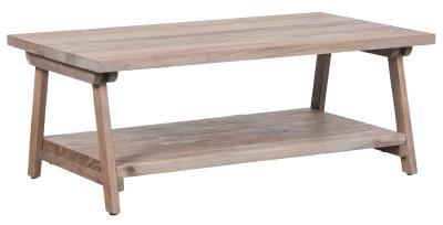 Rustic Acacia Wooden Large Coffee Table