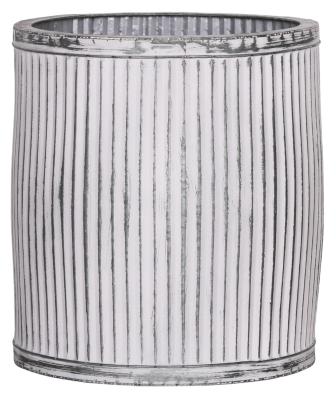 Product photograph of Cardiff Round Tub Metal Large Planter from Choice Furniture Superstore