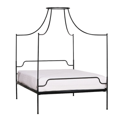 Product photograph of Black Iron 5ft King Size Poster Bed from Choice Furniture Superstore
