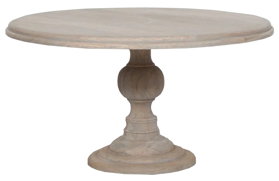 Round pedestal dining 2024 table white