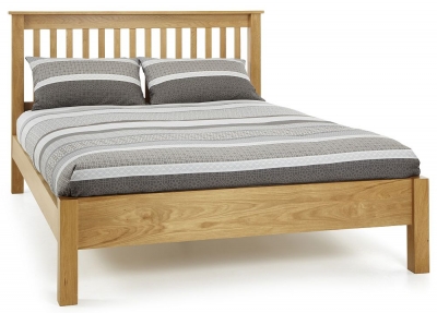 Lincoln Oak Slatted Bed Comes In 4ft 6in Double 5ft King 6ft Queen Size Options